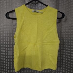 Alice + Olivia Vibrant Yellow Tank Top